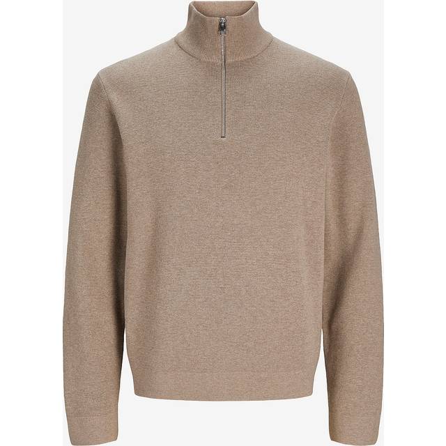 JACK&JONES Jprblamilano stitch stickad halv dragkedja Sn, Grepp/detalj: melerad, XXL