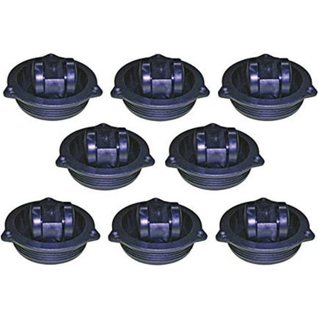 Shepherd Hardware 8721E Hidden Swivel Plate Casters  2-1/2 Inch  Black  8 Count