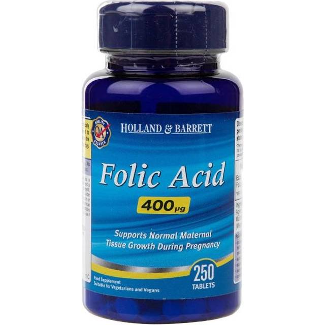 Holland & Barrett - Folic Acid - 400mcg, 250 tabs