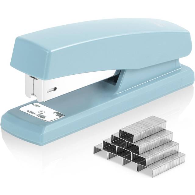 Deli Stapler  Desktop Staplers with 640 Staples  Office Stapler  25 Sheet Capacity  Blue
