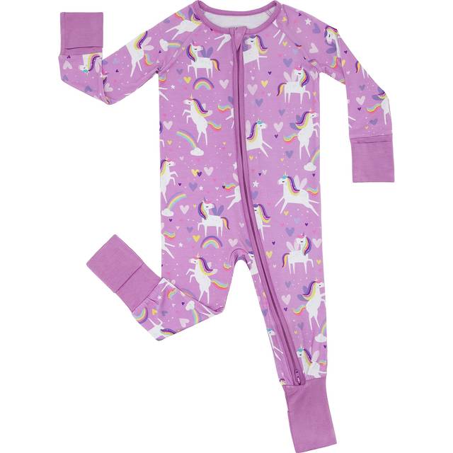 Little Sleepies Zippy Baby & Toddler Pajamas  Sleeper for Boys and Girls  Newborn Sleeper w/ 2-Way Zipper w/Mitten Cuffs  Made From Plant-Derived Visc