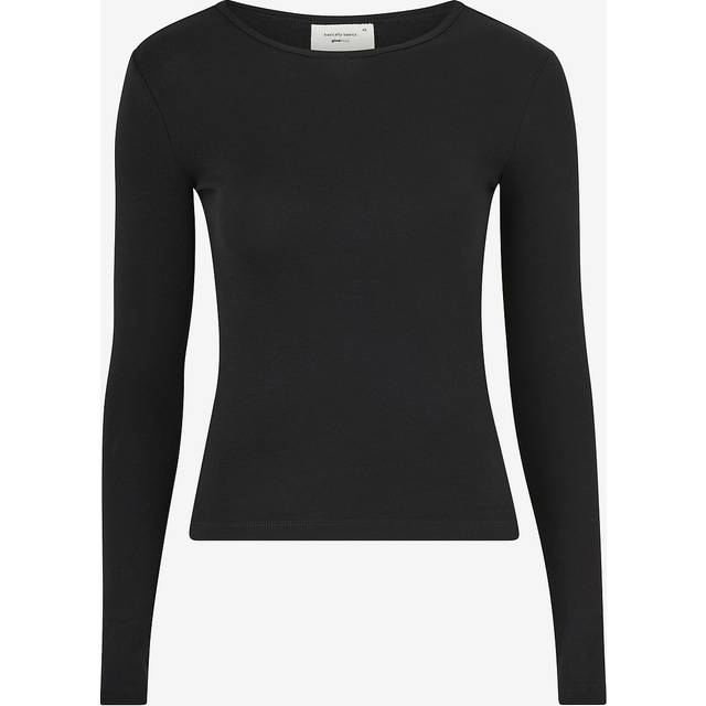 Gina Tricot - Topp Basic Long Sleeve Top - Svart