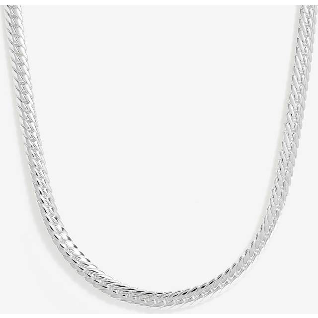 Jon Richard Jon Richard Silver Plated Herringbone Chain Necklace