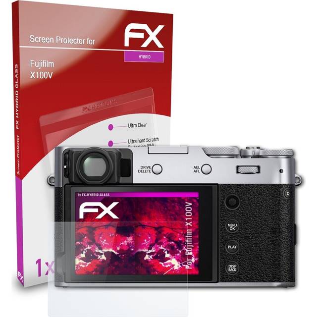 Atfolix Glass Protective Film For Fujifilm X100v Glass Protector 9h Hybrid-glass
