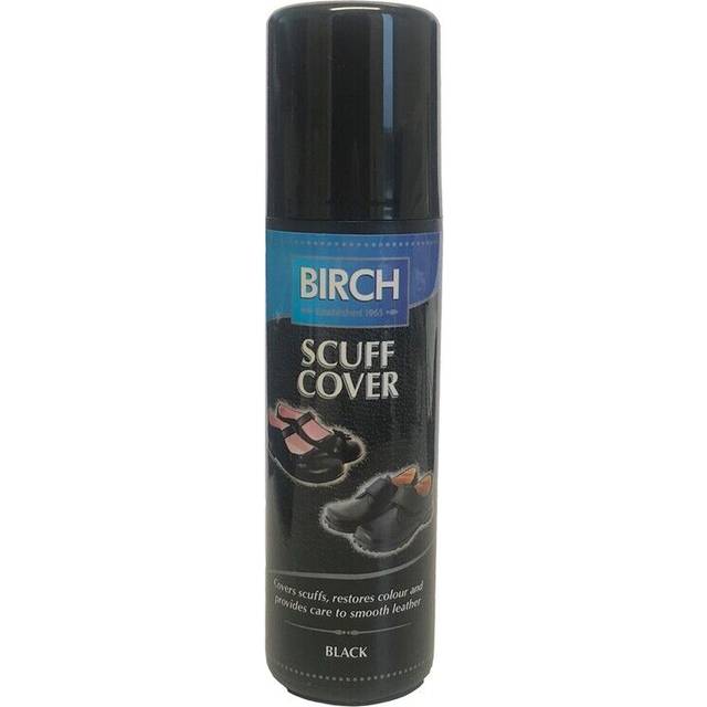 Scuff Cover Black 75ml - High Pigment Wax Shine Shoe Polish Instant Shine Liquid Shoe Boot Paste - For Smooth Leather - Work, Casual and Dress Shoes