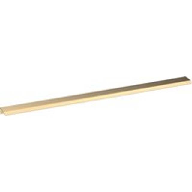 Finger Pull Handle, 500mm (320mm Centres) - Brushed Brass