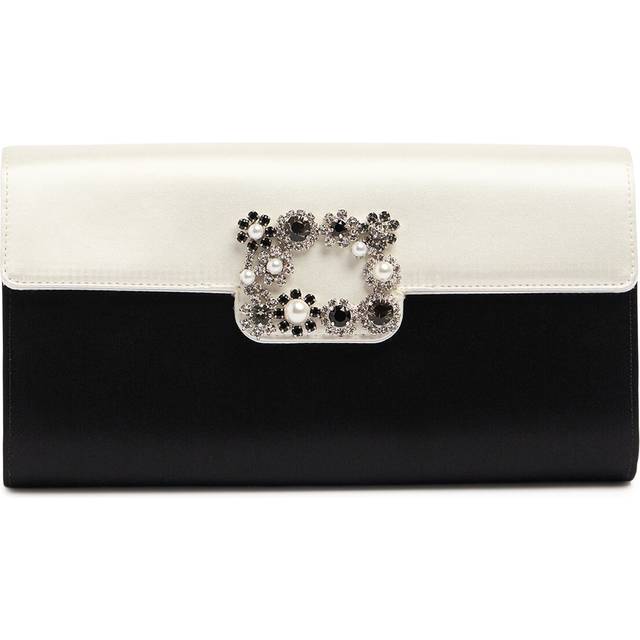 Envelope Flower Buckle Clutch