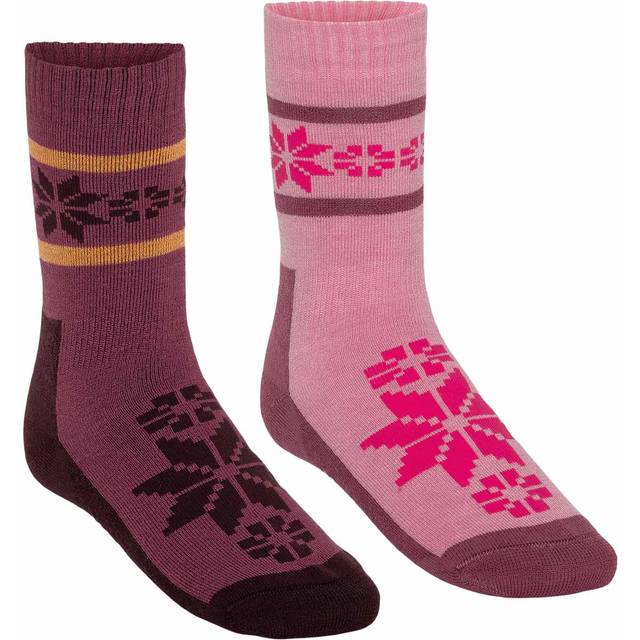 Rusa Sock 2Pk W PLU (36-38) - Lila (36-38)