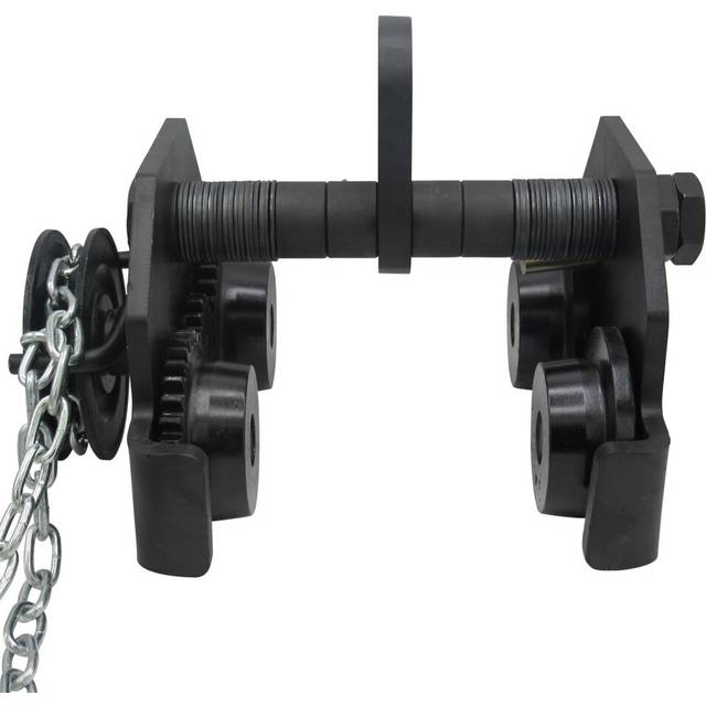 Securefix Direct - 0.5 Ton 6 Metre Geared Trolley - Lifting Beam Hoist Girder Travel Overhead Tackle
