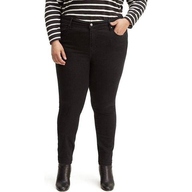 Levi's Women's Plus-Size 721 High Rise Skinny Jeans  Black Peony Waterless  US 20 37 Regular