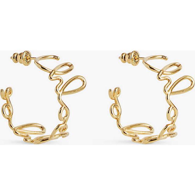 ChloÃ© Women's Iconic Gold Earrings in Metal | CHC24WFE04CB7 Color 9DC (One Size)
