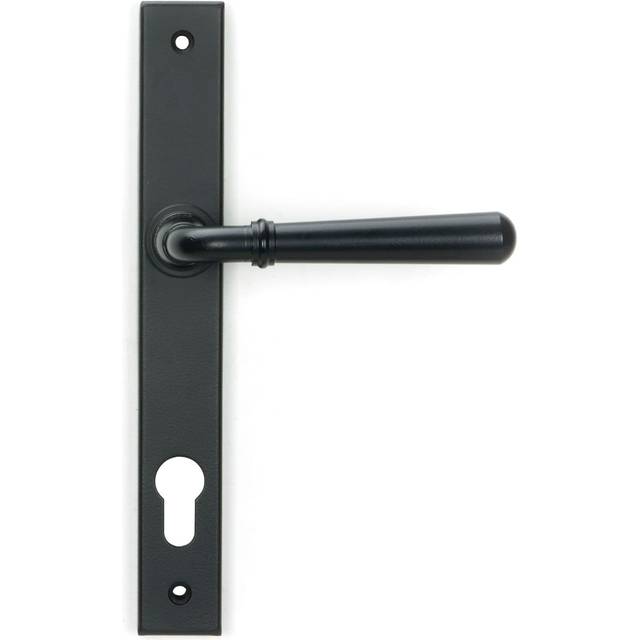 Newbury Multipoint Lock Door Handle - Matt Black (13cm W)