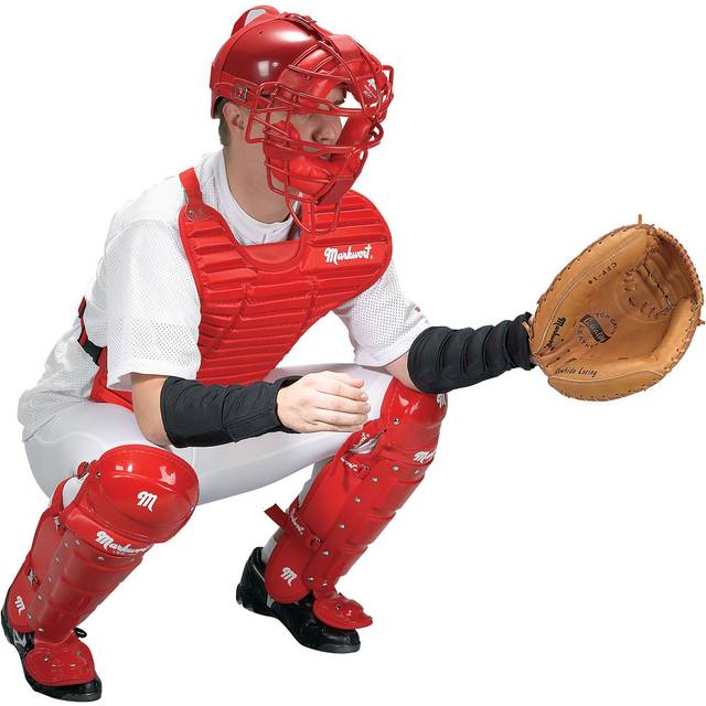 Markwort CATCH-TEK Catcher?s Protective Inner Forearm Sleeves  Black  Youth Small