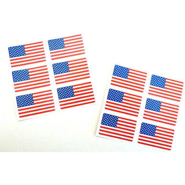 Mini sticker pack, self-adhesive usa flag labels, fr21