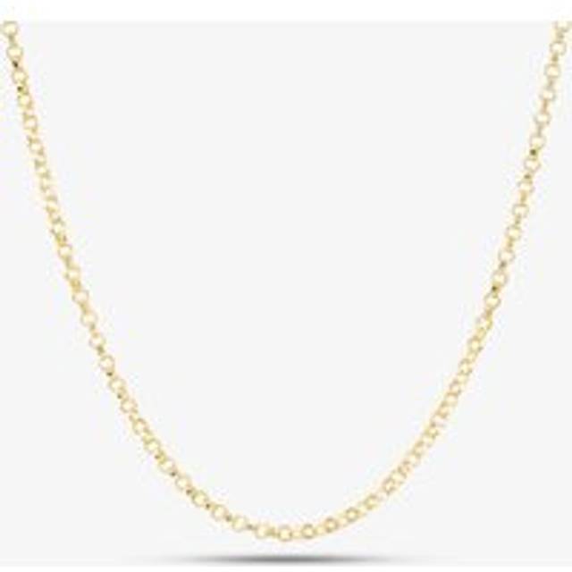 9ct Yellow Gold Round Belcher Chain SRBP-230-9Y-18