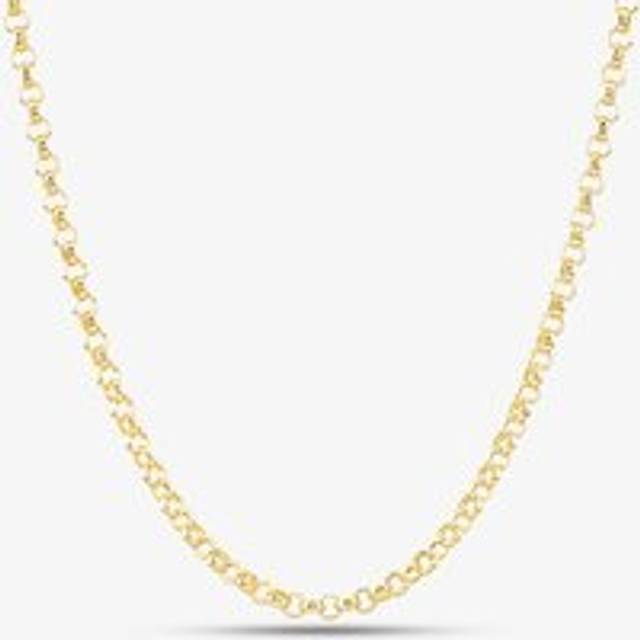 9ct Yellow Gold Round Belcher Chain SRBP-350-9Y-18