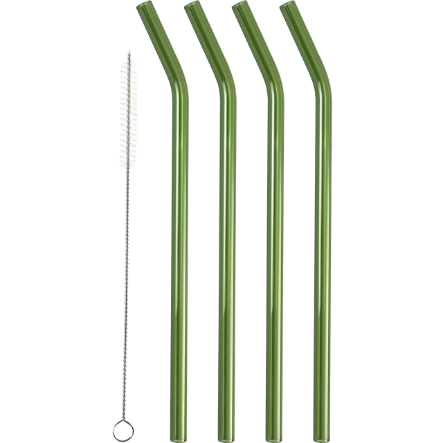 Lyngby Glas Lyngby Glas straws 21.5 cm 4-pack Green