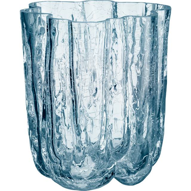 Kosta Boda - Crackle vase blå 12 cm - Vaser - Åsa Jungnelius - Transparent