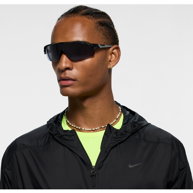 Nike FLYFREE SHIELD Sunglasses 010 Matte Black / Grey / Ll Orange