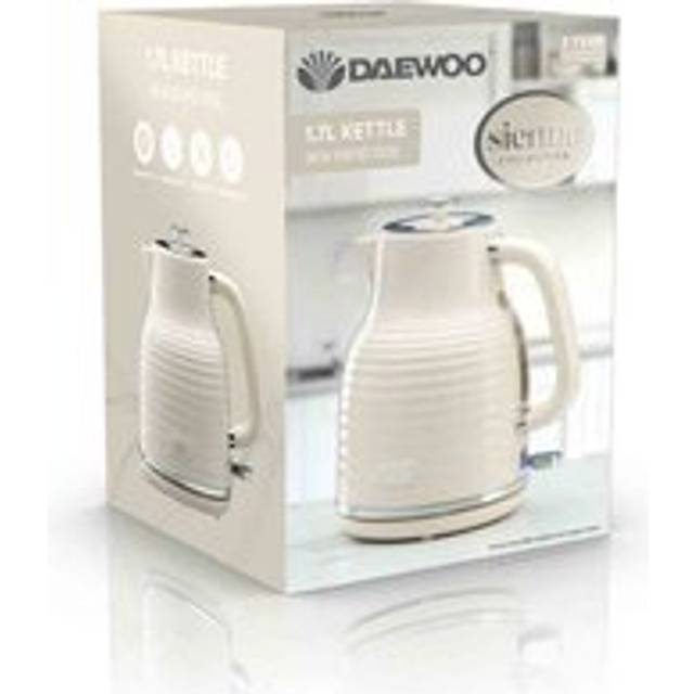 Daewoo Sienna Kettle & 4 Slice Toaster SDA2480 / SDA2483 - Cream