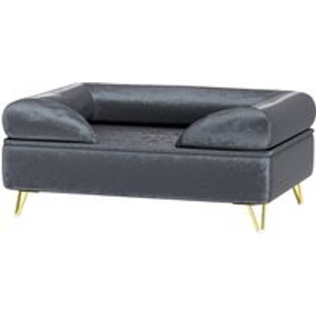 Dog Sofa Pet Couch W/ Removable Backrest For Small Medium Dogs