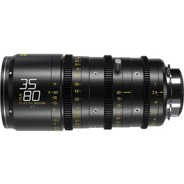 DZOFilm Catta Ace 35-80mm T2.9 Cine Zoom Wide-Angle Camera Lens (PL and EF Mounts, Black)
