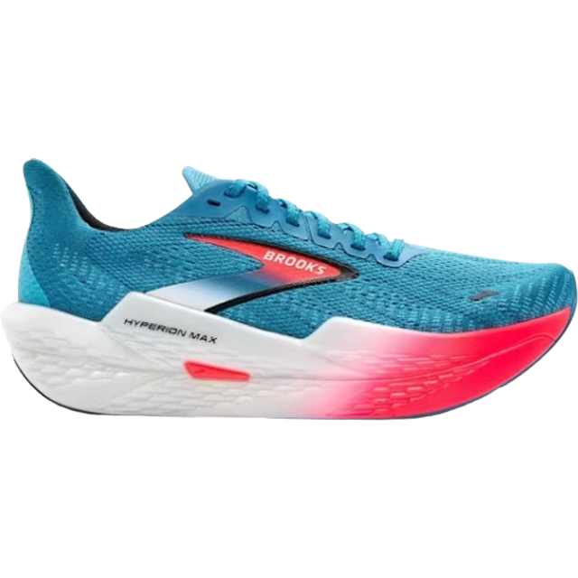 Brooks Hyperion Max 2 Sneaker för män, 48.5 EU, Crystal Seas Diva Rosa Svart, 48.5 EU