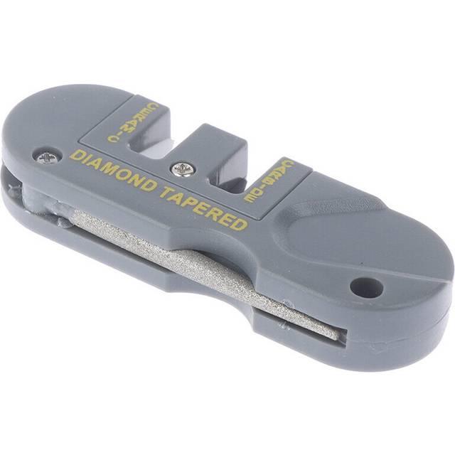 (a-GY) Tungsten Ceramic Carbide Knife Pocket Diamond Tool Scissor Sharpen Fish Whetstone Sharpener outdoor multi Hook Camp Multipurpose