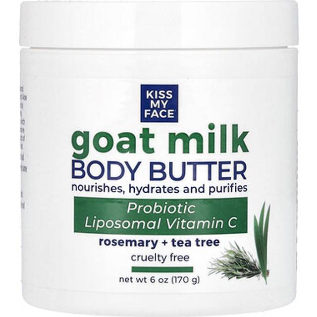 Kiss My Face Goat Milk Body Butter Rosemary + Tea Tree 6 oz