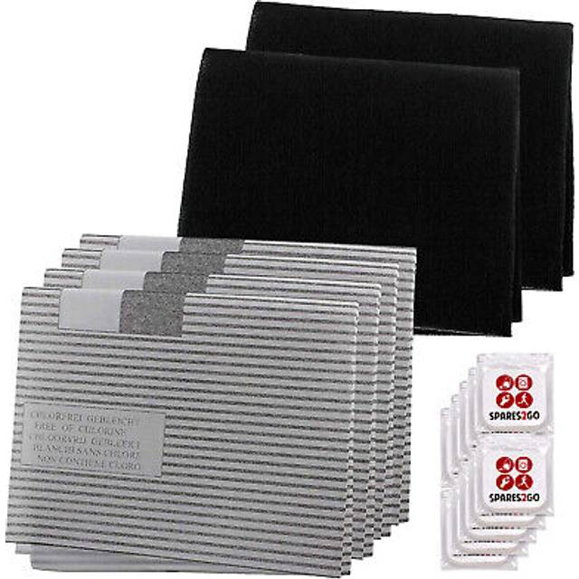 Filter filters x 6 for hotpoint indesit recirculating cooker hood vent fan + f