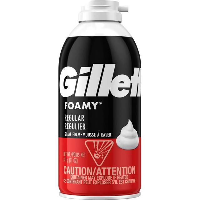 Gillette Foamy Shaving Cream  Regular - 11 oz (Pack of 3)