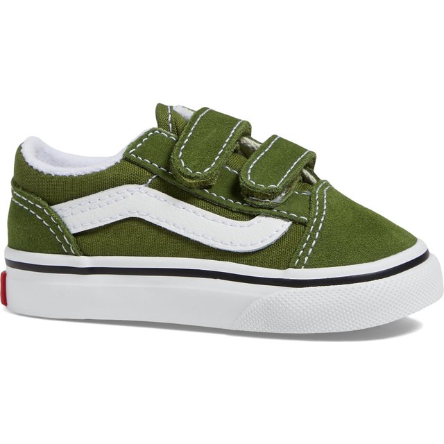 Vans Dark Green Old Skool V Boys Toddler Trainers
