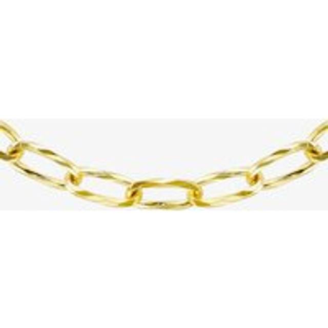 9ct Yellow Gold 20 Inch Diamond Cut Oval Belcher Necklace 1.19.0505