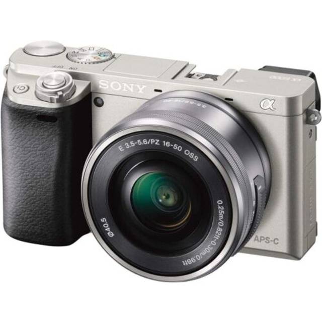 Sony a6400 with 16-50mm F3.5-5.6 Lens - Silver [Brand New]