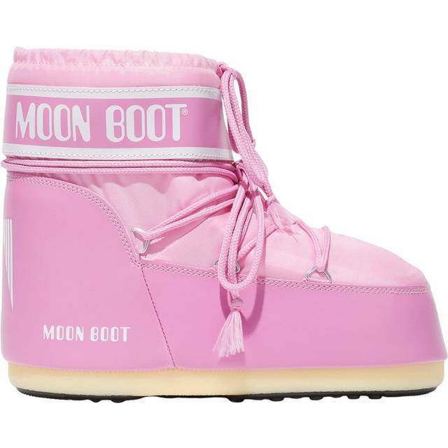 Moon Boot Icon Water-Resistant Nylon Low Boots - UK 6-7.5 - Pink - 6/7.5