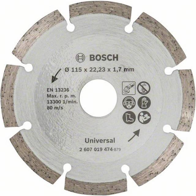 Bosch 2607019474 115mm Promoline Diamond Blade Tile Cutting Disc- you get 5