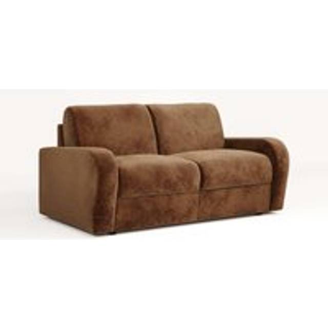 Jay-Be Deco Sofa Bed With E-sprung™ Mattress - Two Seater - Cosy Chenille Cork, Brown