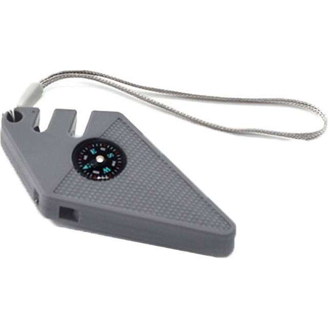 (a-sharpener compass) 1PCS Portable knife Sharpener diamond Tungsten Ceramic Carbide Sharpen Fish Hook Pocket Whetstone Camp Hike Outdoor Hunting