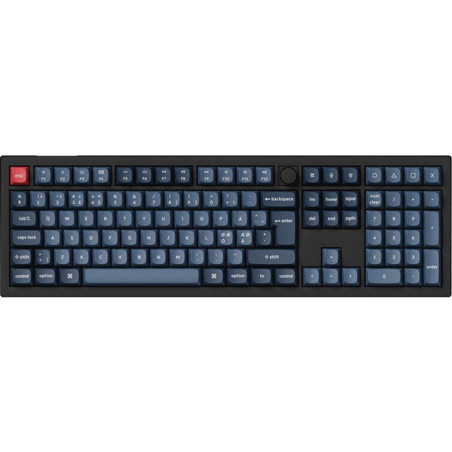 Keychron V6 MAX Gateron Jupiter Red trådlöst gamingtangentbord