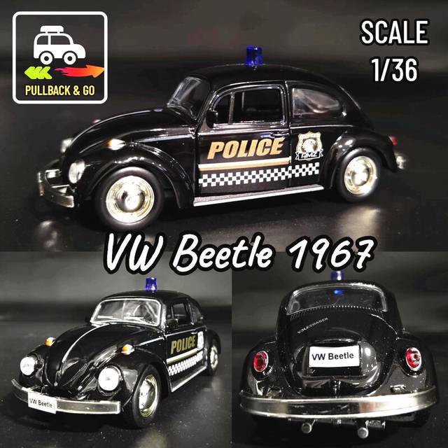 (VW Beetle 1967) 1:36 Metal Diecast Car Model Repilca Maserati Gran Turismo MC Scale Miniature