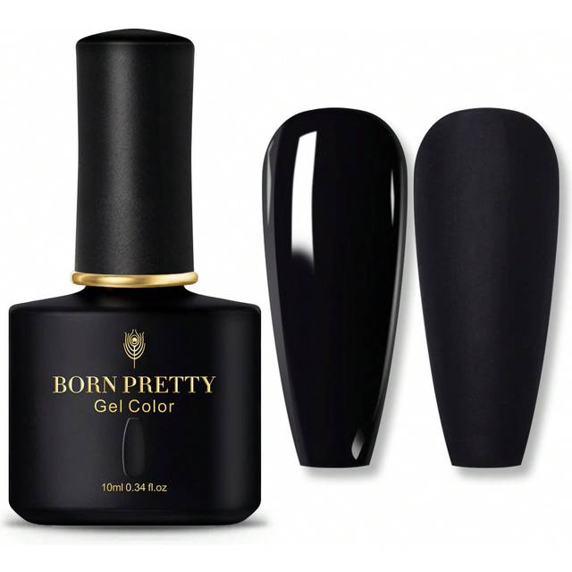 BORN PRETTY UK BORN PRETTY Neon Pink Green Black Gel Nail Polish, Hot Pink Gel Polish Bright Pink Long Lasting Chip Resistant Soak Off U V LED Gel Polish Manicure