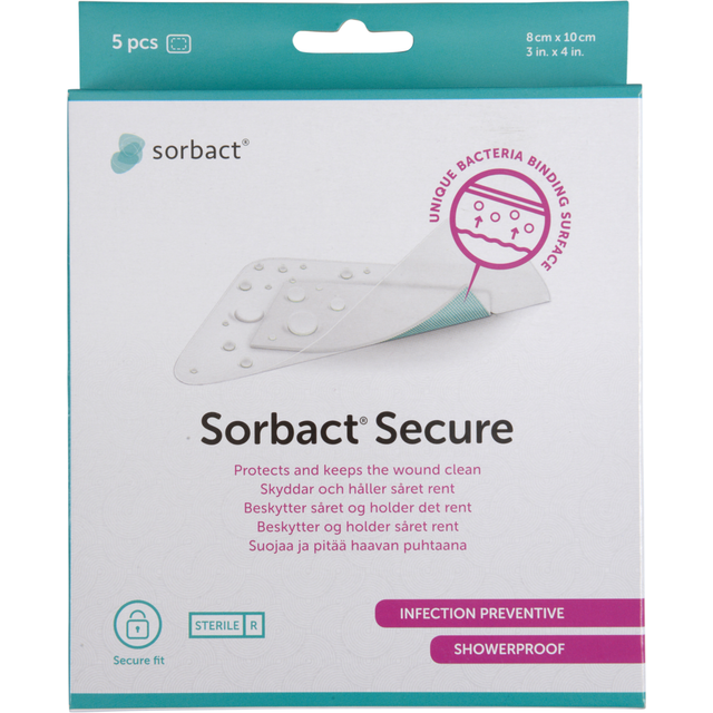 Sorbact Secure 8x10 cm 5 st