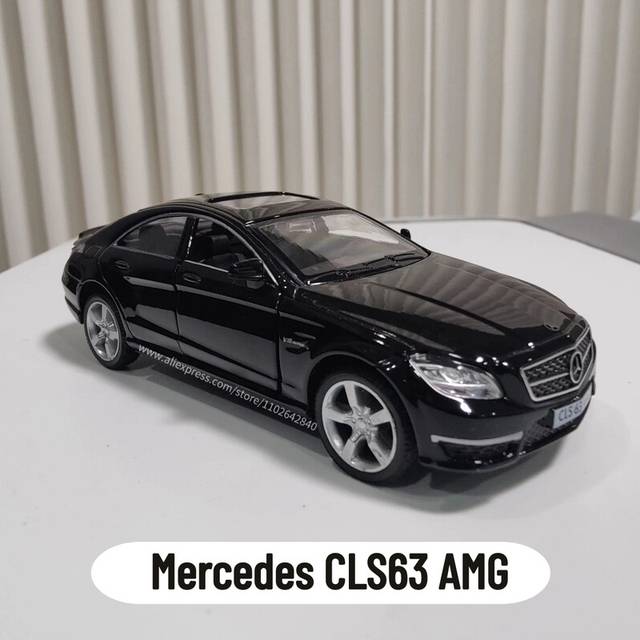 (Mercedes CLS63 AMG) 1:36 Car Model Mercedes CLS63 AMG Scale Metal Diecast Replica Home Office