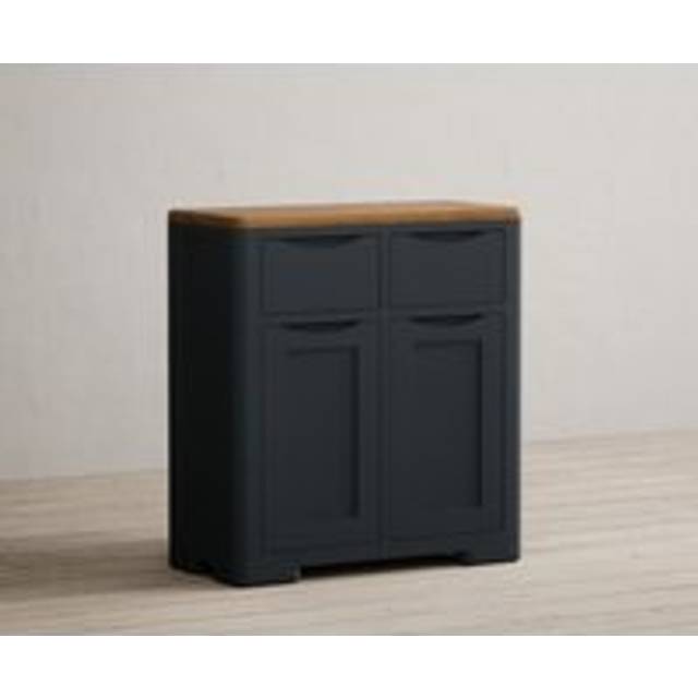 Pembridge Oak and Dark Blue Painted Hallway Sideboard