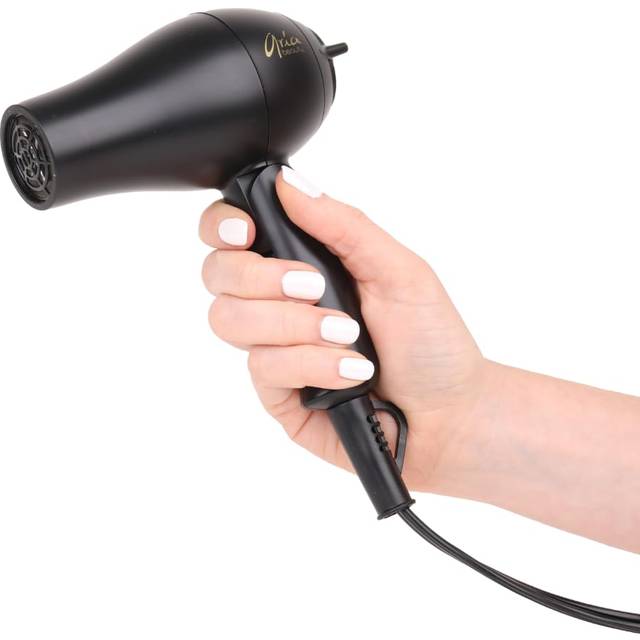 Tonic Mini Blow Dryer and Diffuser - Black by Aria Beauty for Women - 1 Pc Hair Dryer