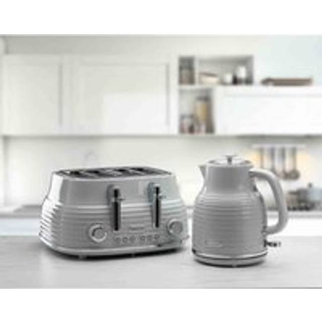 Daewoo sienna jug kettle & 4 slice toaster set 1.7l rapid boil cordless