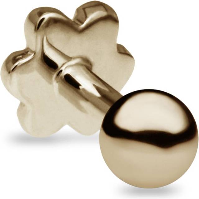 Maria Tash Yellow Gold Ball Threaded Stud Earring - 2.5mm