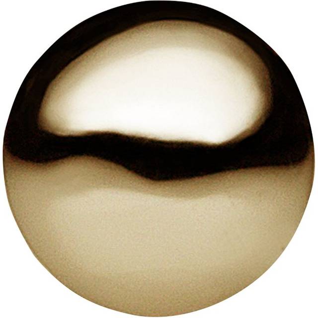 Maria Tash Yellow Gold Ball Threaded Stud Earring - 2mm