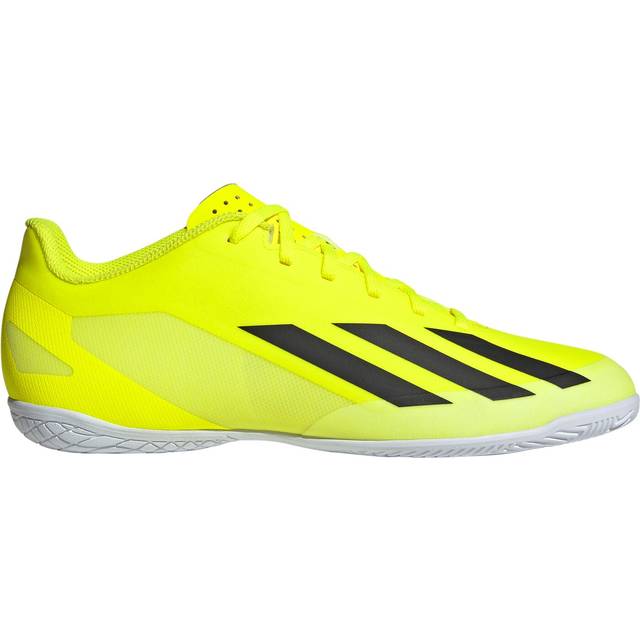 adidas Unisex - Vuxen X Crazyfast Club Turf Boots, Solar yellow/Core black/Cloud white, 47 1/3 EU