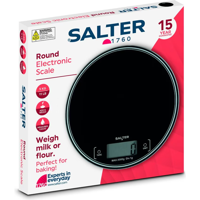 Salter Round Electronic Scale
